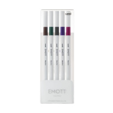 Лайнер uni EMOTT 0.4мм fine line, Vintage Color, 5 кольорів