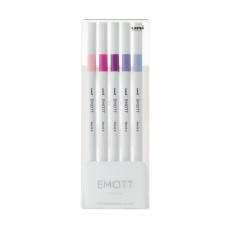 Лайнер uni EMOTT 0.4мм fine line, Floral Color, 5 кольорів