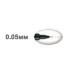 Лайнер uni PiN 0.05мм fine line, чорний