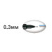 Лайнер uni PiN 0.3мм fine line, синій