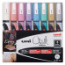 Набор маркеров uni CHALK Metallic Color, 1,8-2,5мм, 8 шт