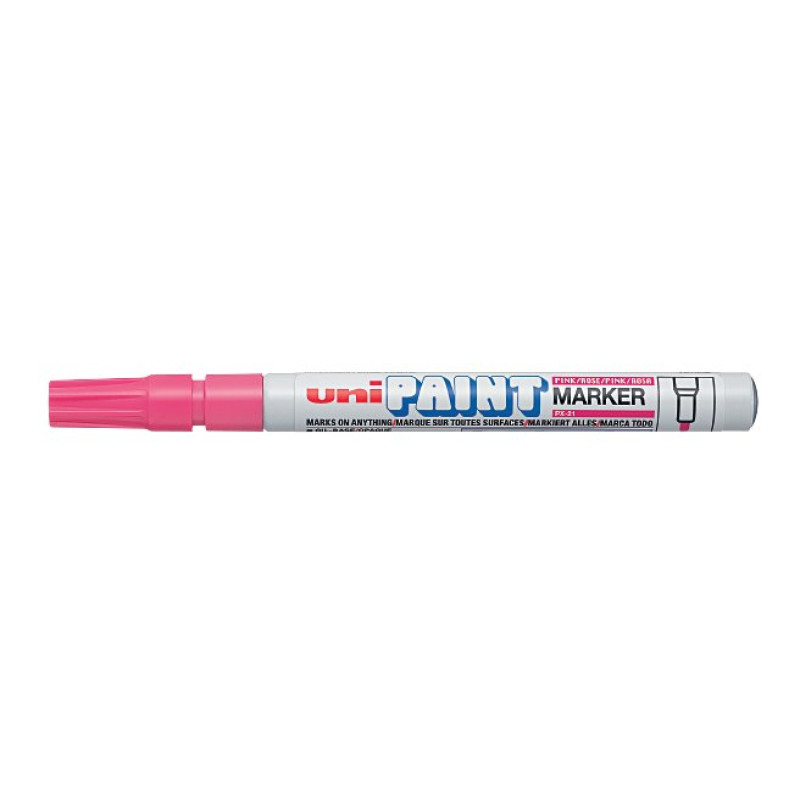 Маркер uni PAINT 0.8-1.2мм, рожевий