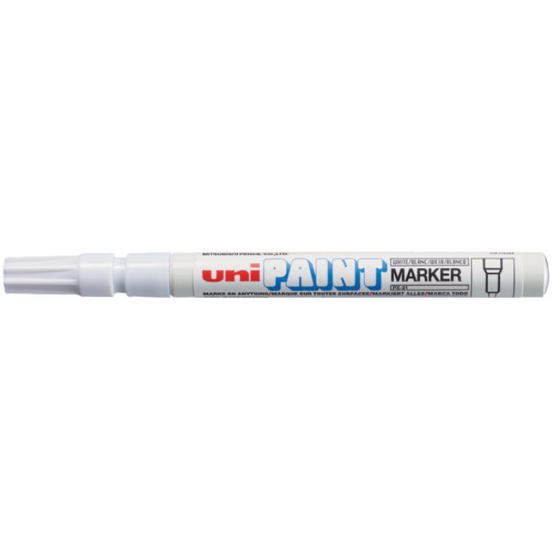 Маркер uni PAINT 0.8-1.2мм, білий Маркер uni PAINT 0.8-1.2мм, білий