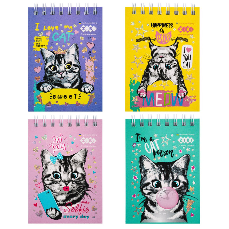 Блокнот на пружині зверху KITTY, А7, 40 арк., карт.обкл., KIDS Line Блокнот на пружині зверху KITTY, А7, 40 арк., карт.обкл., KIDS Line