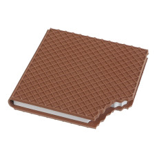 Блокнот WAFFLE, 90х90мм, 80 арк., нелінований, ароматизована Soft touch обкладинка, KIDS Line