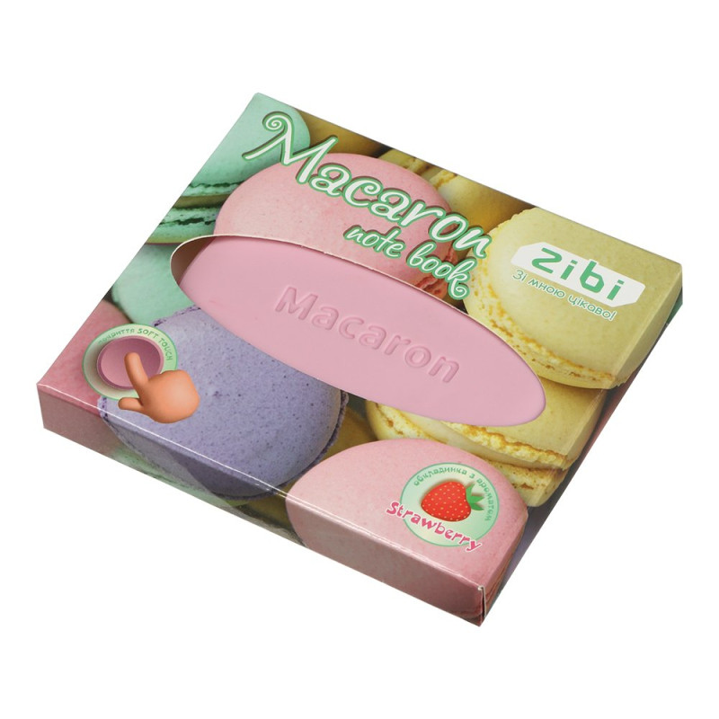 Блокнот MACARON, 90х90мм, 80 арк., нелінований, ароматизована Soft touch обкладинка, KIDS Line Блокнот MACARON, 90х90мм, 80 арк., нелінований, ароматизована Soft touch обкладинка, KIDS Line