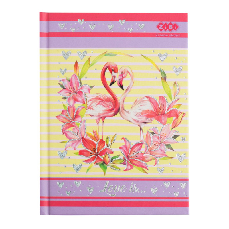 Блокнот LOVE IS, А-6, 64л., кл., тв. обкл., мат. лам.+лак, фіолетовий, KIDS Line Блокнот LOVE IS, А-6, 64л., кл., тв. обкл., мат. лам.+лак, фіолетовий, KIDS Line