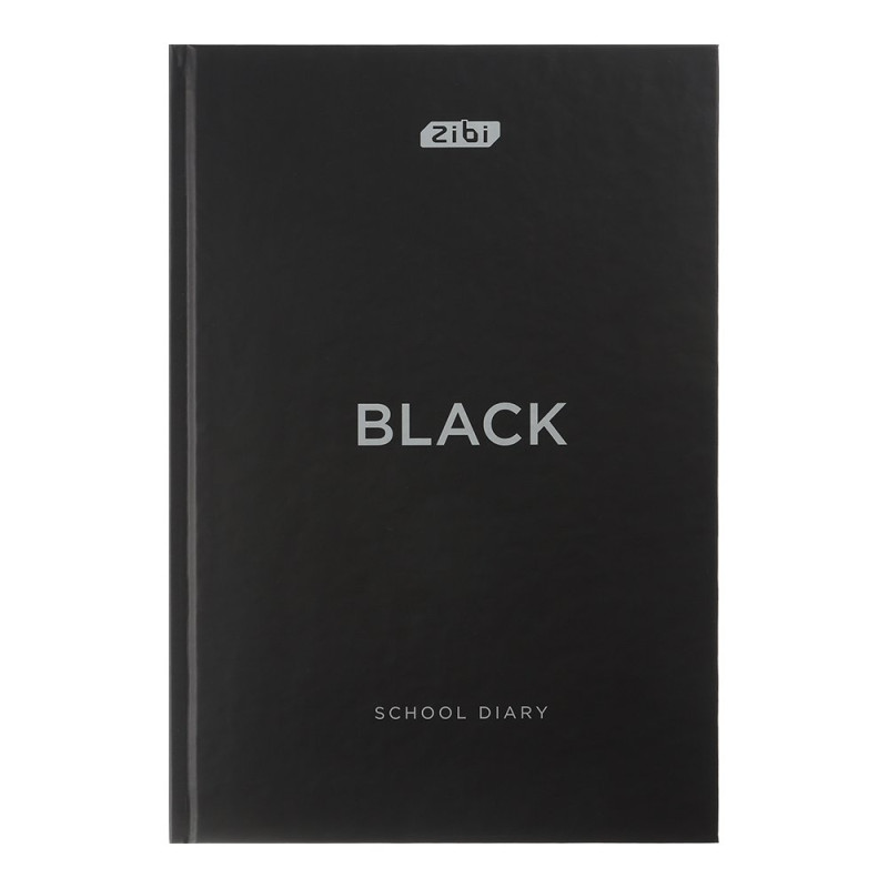 Щоденник шкільний BLACK, В5, 40арк, тверд. обкл., матова ламінація, чорний, KIDS Line