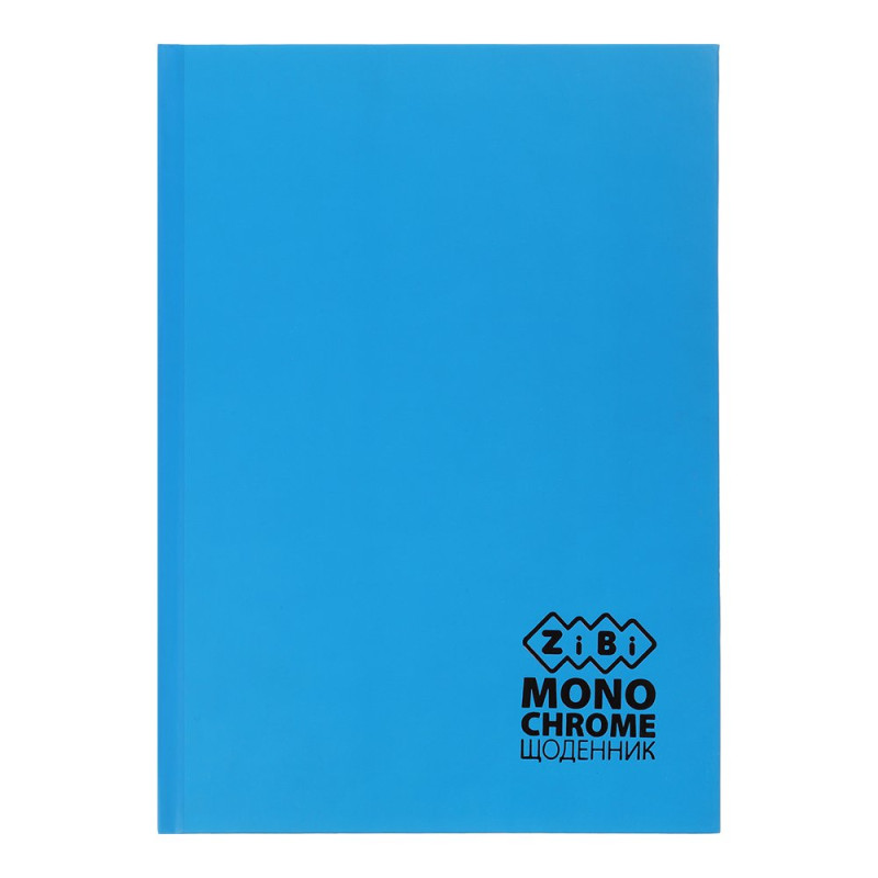 Щоденник шкільний MONOCHROME, В5, 40арк, тверд. обкл., матова ламінація, +виб.тисн.фольгою, блакит Щоденник шкільний MONOCHROME, В5, 40арк, тверд. обкл., матова ламінація, +виб.тисн.фольгою, блакит