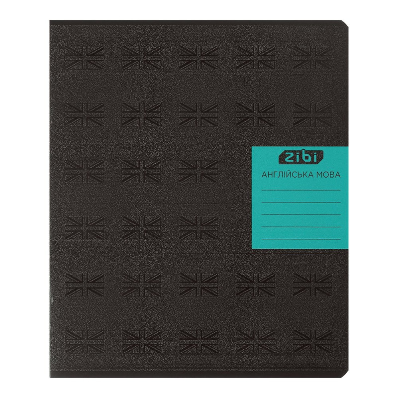 Зошит учнівський шкільний BLACK, 36арк., клітинка, англійська, KIDS LINE