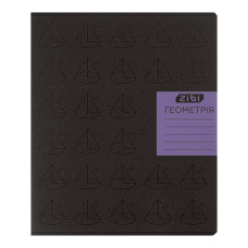 Зошит учнівський шкільний BLACK, 36арк., клітинка, геометрія, KIDS LINE