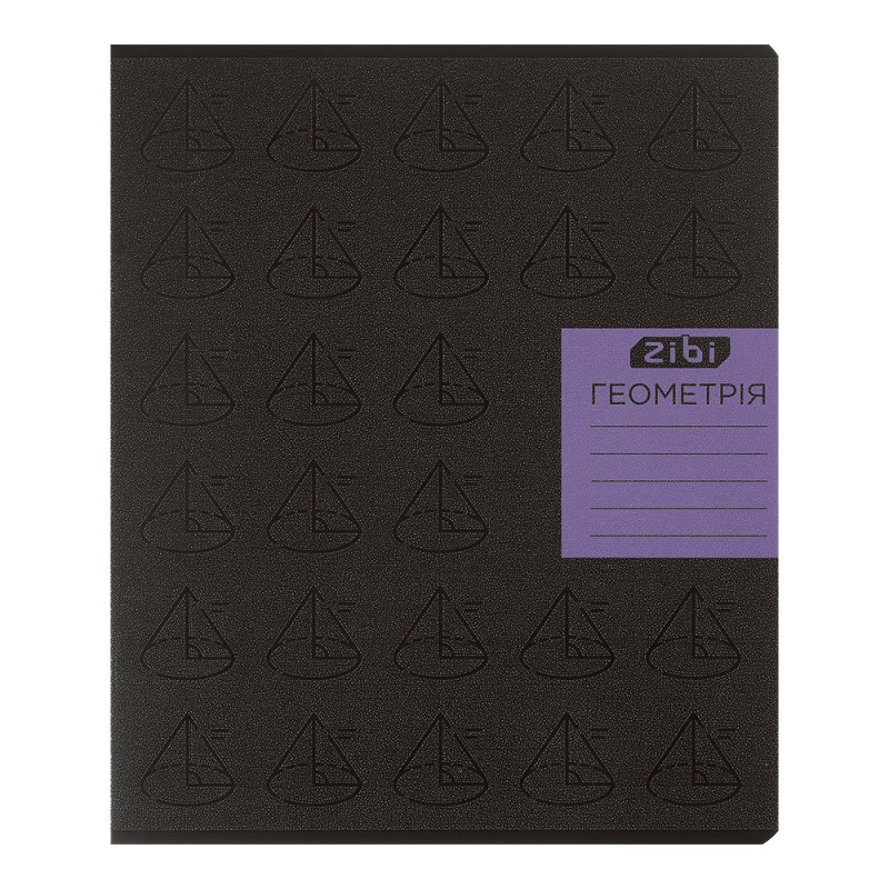 Зошит учнівський шкільний BLACK, 36арк., клітинка, геометрія, KIDS LINE