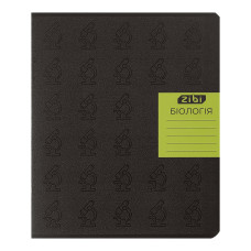 Зошит учнівський шкільний BLACK, 36арк., клітинка, біологія, KIDS LINE