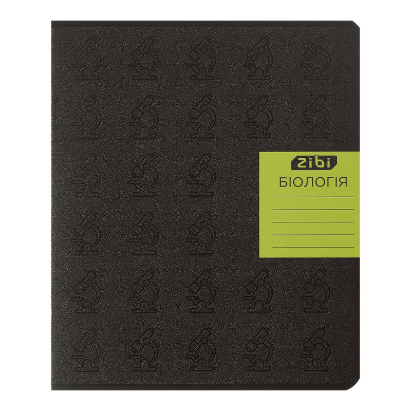 Зошит учнівський шкільний BLACK, 36арк., клітинка, біологія, KIDS LINE