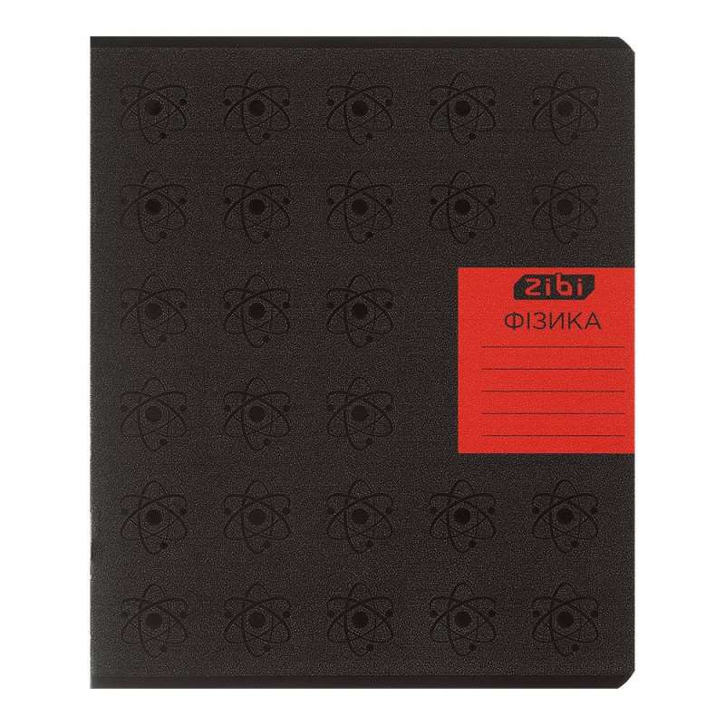 Зошит учнівський шкільний BLACK, 36арк., клітинка, фізика, KIDS LINE