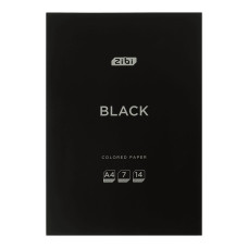 Папір кольоровий BLACK, А4, 14 аркушів, 7 кольорів, 45 г/м2, KIDS Line