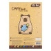 Картон кольоровий CAPYBARA, А4, 10 кольорів - 10 аркушів, 230 г/м2, KIDS Line