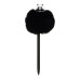 Ручка кулькова, Fluffy black-white Panda, 0,7 мм, синя, KIDS Line