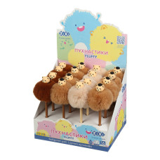 Ручка кулькова, Fluffy Bear, 0,7 мм, синя, KIDS Line