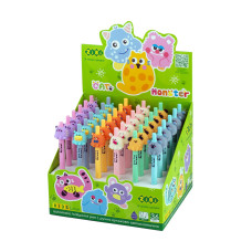 Ручка кулькова автоматична, Hippo, 0,7 мм, синя, KIDS Line