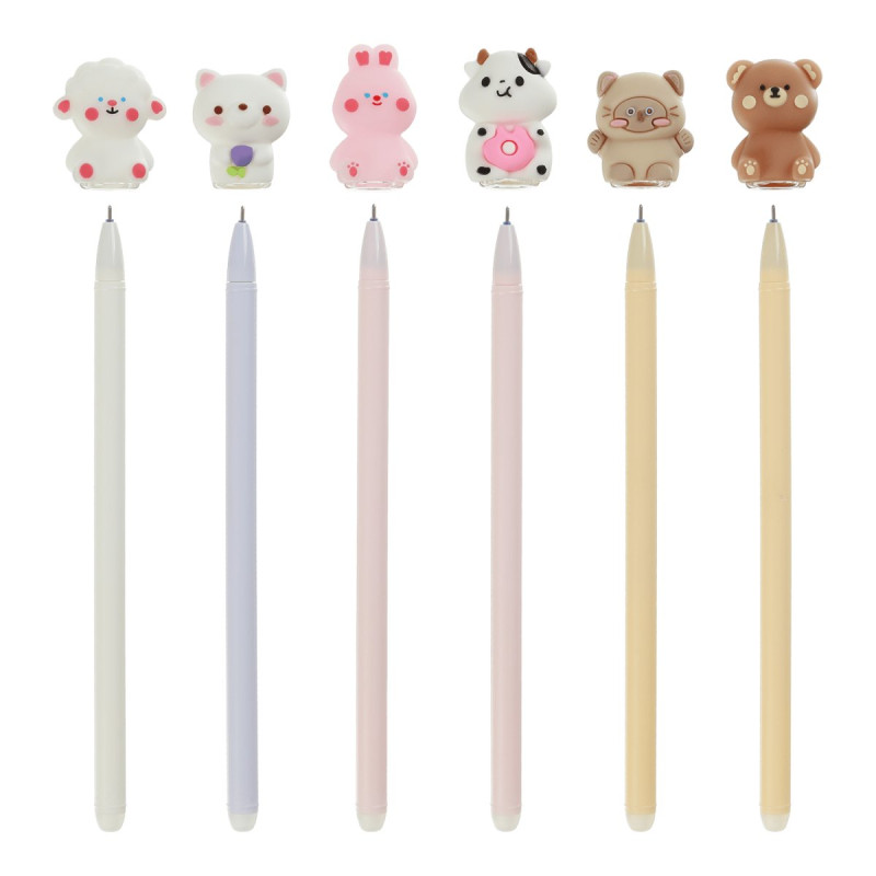 Ручка гелева Пиши-стирай, BEST FRIENDS, 0,5 мм, синя, KIDS Line