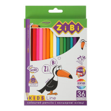 Олівці кольорові, 36 кольорів, KIDS LINE