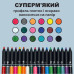Олівці кольорові, 18кол., круглий, ART Line