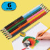 Олівці кольорові Double, 6 шт. (12 кольорів), KIDS LINE