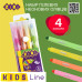 Олівці гелеві, 4 кольори NEON, KIDS Line