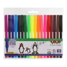 Фломастери, 18 кольорів, KIDS Line