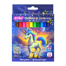 Фломастери, 12 к., UNICORN, KIDS Line