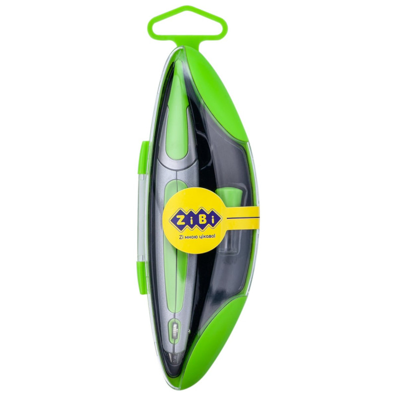 Циркуль в твердому футлярі START ERGO салатовий, KIDS Line Циркуль в твердому футлярі START ERGO салатовий, KIDS Line