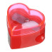 Чинка HEART з контейнером, 1 отв., пластик. корпус, асорті, KIDS Line