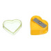 Чинка HEART з контейнером, 1 отв., пластик. корпус, асорті, KIDS Line
