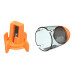 Чинка з ластиком SPACESHIP з контейнером, 1 отв., пласт. корпус, асорті, KIDS Line