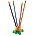 Чинка ЧЕРЕПАШКА з контейнером, 1 отв., 6 шт. в дисплеї, асорті, KIDS Line