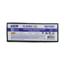 Пластилін скульптурний CLASSIC чорний, 250г, KIDS Line