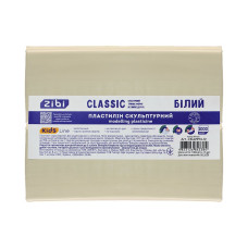 Пластилін скульптурний CLASSIC білий, 1000г, KIDS Line