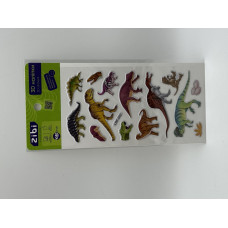 3D наліпки DINO мікс 18 см, KIDS Line