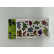 3D наліпки DINO мікс 2 18 см, KIDS Line