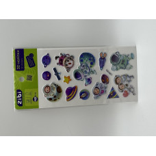3D наліпки Закохані в космос 18 см, KIDS Line