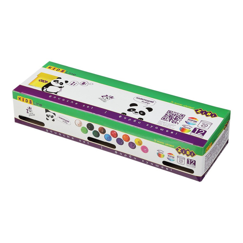 Гуаш 12кол.х20мл., KIDS Line Гуаш 12кол.х20мл., KIDS Line