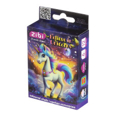 Крейда кольорова квадратна, UNICORN, 12 шт., картонна коробка, KIDS Line