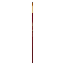 Пензель синтетичний, Cherry 6971, круглий 10, довга ручка, ART Line