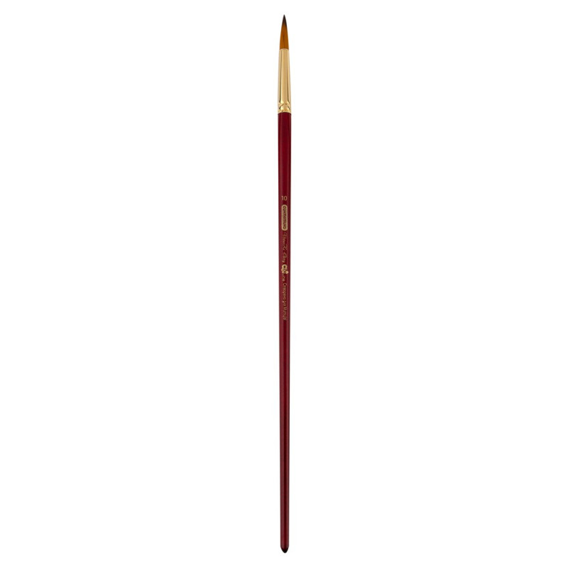 Пензель синтетичний, Cherry 6971, круглий 10, довга ручка, ART Line