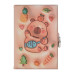 Блокнот із замком CAPYBARA, 145 х 210 мм, 80 арк., клітинка, Soft PU обкладинка, асорті, KIDS Line Блокнот із замком CAPYBARA, 145 х 210 мм, 80 арк., клітинка, Soft PU обкладинка, асорті, KIDS Line
