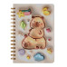Блокнот на пружині збоку CAPYBARA, 145х210 мм, 80 арк., клітинка, асорті, KIDS Line