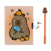 Блокнот із замком та ручкою CAPYBARA 1, 203х225 мм, 50 арк., клітинка, асорті, KIDS Line. Блокнот із замком та ручкою CAPYBARA 1, 203х225 мм, 50 арк., клітинка, асорті, KIDS Line.