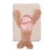 Блокнот плюшевий CAPYBARA, А6, 80 арк., клітинка, асорті, KIDS Line