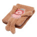 Блокнот плюшевий CAPYBARA, А6, 80 арк., клітинка, асорті, KIDS Line